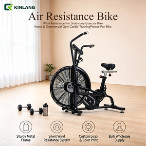 High Quality High Air Resistance Exercise Bike, Indoor Aerobic Fitness Equipment for Home & Gym Use AB-6 Sturdy Metal Frame Prov - Product Image 1