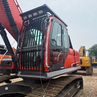 Excavadora Usada Doosan DX225LCA de Alta Calidad, Componentes Principales Intactos, Sin Fugas de Aceite, para Movimiento de Tierras y Construcción de Carreteras