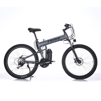 Bicicleta eléctrica SourceFactory para adultos, plegable, con batería extraíble de litio, bici elettrica, fahrrad elektro