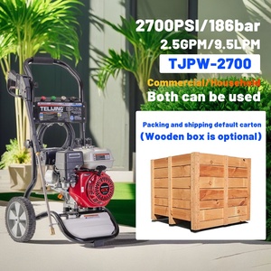 Máquina de Limpieza a Gasolina OME de 208cc, Hidrolavadora de Alta Presión de 2700psi, Máquina de Limpieza a Alta Presión con Ruedas - Product Image 1