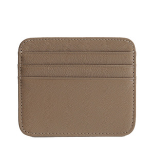 Portefeuille ultra-fin et léger en cuir véritable, mini <span class=keywords><strong>porte</strong></span>-cartes <span class=keywords><strong>de</strong></span> crédit multi-cartes pour un usage quotidien unisexe - Product Image 5