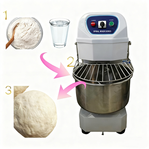 Nueva Mezcladora Industrial de Masa de 22L para Arabia Saudita, de Acero Inoxidable de Grado Alimenticio, para Hornear Pasteles, Pan, Leche, Agua y Amasar Harina - Product Image 1