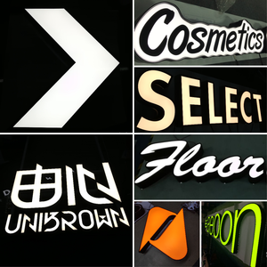 Biển Hiệu Đèn <span class=keywords><strong>LED</strong></span> Gắn Tường DC <span class=keywords><strong>12V</strong></span> Biển Hiệu Chữ Kênh Bằng Thép Không Gỉ - Product Image 4