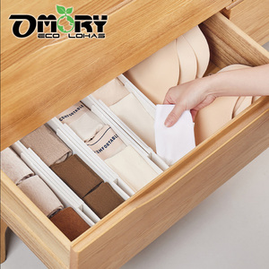 OMORY Retractable <b>Drawer</b> Divider <b>Storage</b> Box PP <b>Storage</b> Box retractable organizer - Product Image 5