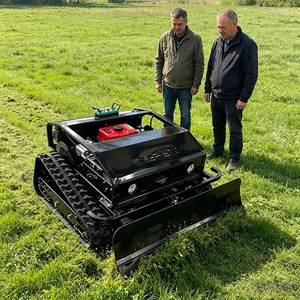 Tondeuse à gazon télécommandée RC YQ-800 avec plateau de 800 mm, moteur 16 CV et lame de bulldozer pour cimetières et terrains en pente - Product Image 4
