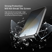 Nouveau protecteur d'écran en verre trempé 3D Diamond Privacy Grade AAA 9H pour 16 Pro Max, protection anti-espion, ultra-clair, étanche