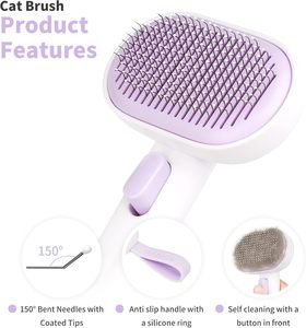 Brosse de toilettage pour chats et chiens 2026 : Élimine les poils lâches pour chats, chiens et lapins à poils longs/courts – Nos produits les plus vendus - Product Image 3