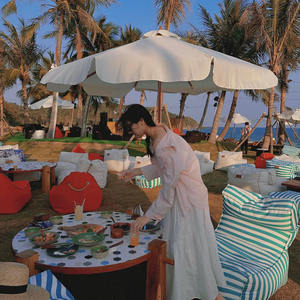 Parasol <span class=keywords><strong>de</strong></span> plage pour mobilier d'extérieur, idéal pour cour, terrasse, <span class=keywords><strong>bar</strong></span>, stand ou kiosque. - Product Image 5