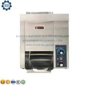 Stainless steel Conveyor Hamburger Bread Baking Machine For Fast Food Store Breakfast Shop With Electric Control