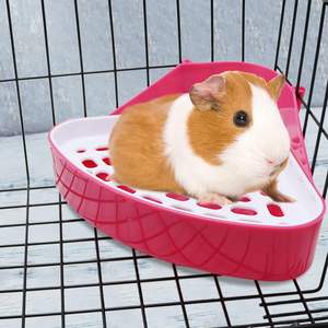 Toilette lapin coin litière pot de toilette pour animaux de compagnie pour cochons d'inde Hamster <span class=keywords><strong>furet</strong></span> lapin petit Animal Chinchilla litière - Product Image 2