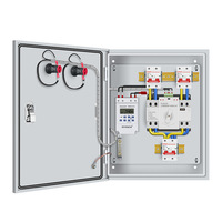 Armoire de commutation de transfert automatique à double alimentation avec minuterie et compteur d'économie d'énergie, panneau électrique ATS, boîtier de distribution électrique