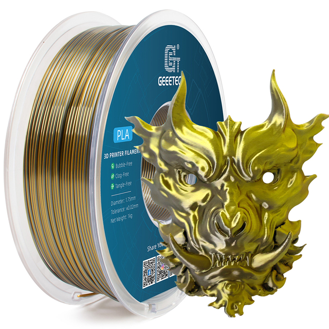 Geeetech 3D Printer 3D Filaments Manufacturer PLA 1.75mm Dual Sink Plastic Rods 1KG High Quality Two-color 3D Printing Materials