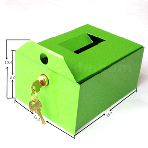 Boîte à monnaie antivol pour manège pour enfants, boîte à pièces avec serrure à moteur, accessoires pour voiture à bascule pour enfants de 6 ans et plus, fabriquée en plastique et en fer - Product Image 3