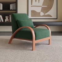 Fauteuil de designer individuel haut de gamme, style Wabi-Sabi ancien, décontracté, créatif et rétro, pour salon et balcon
