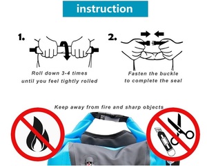 Sac à dos étanche en bâche PVC pour activités nautiques, vente en gros, capacité 20-36L, protection RFID, port USB, antivol, rétractable - Product Image 3