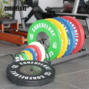 Coredeluxe Hoge Kwaliteit Bumper Plaat Gewicht Plaatje Set Gym Platen Kleur Rubber Groothandel Lbs