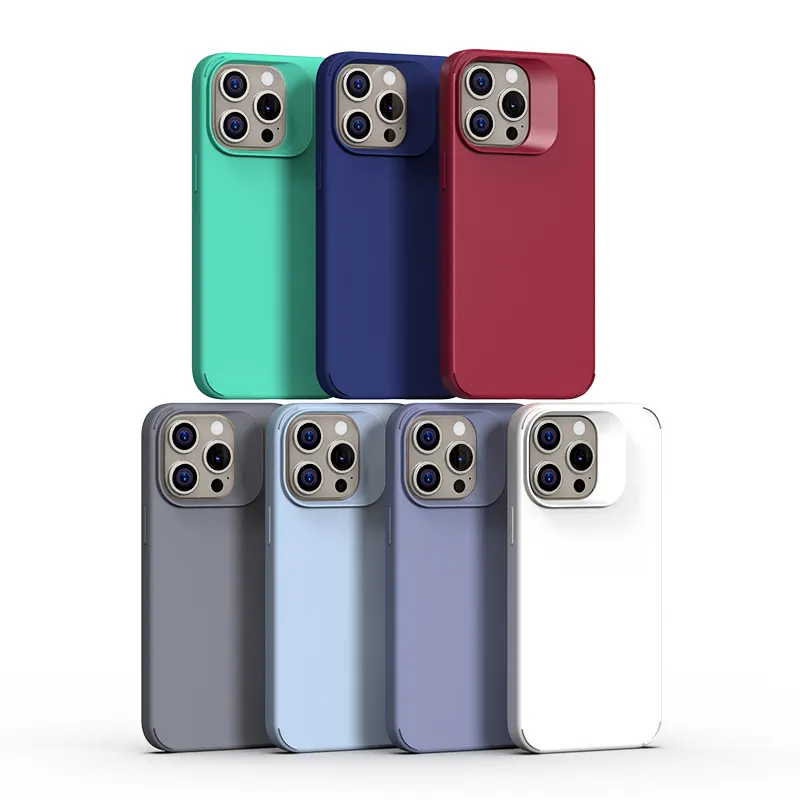 Capa de silicone líquido universal para celular ATB, capa de silicone à prova de choque para smartphone