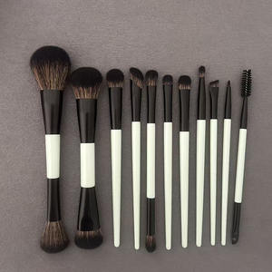 Ensemble de <span class=keywords><strong>11</strong></span> pinceaux de maquillage de luxe double face, bleu personnalisé, outil de maquillage haut de gamme à double tête, nouvelle arrivée - Product Image 6