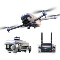 Drone pliable P60 avec caméra HD, quadricoptère à évitement d'obstacles, photographie aérienne HDR avec télécommande