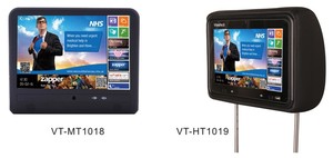 10.1 ''phổ chống trộm taxi Android quảng cáo màn hình cảm ứng có thể tháo rời tựa đầu & GPS đa phương tiện Máy nghe nhạc kết nối USB IPS màn hình - Product Image 5