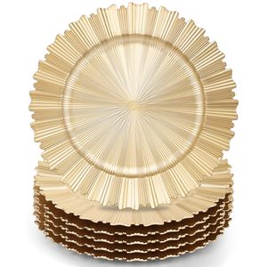 Thiết kế thanh lịch sang trọng trang trí nội thất Vàng tấm 13 inch sạc tấm cho tiệc cưới - Product Image 1