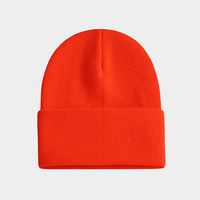 Bonnet professionnel 90g pour temps froid avec broderie 3D sur le devant, idéal pour les cadeaux d'entreprise et la vente au détail