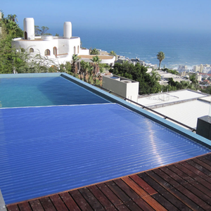 Cubierta retráctil para <span class=keywords><strong>piscina</strong></span>, rodamiento de 100kg de seguridad, impermeable, automática, fábrica de China - Product Image 1