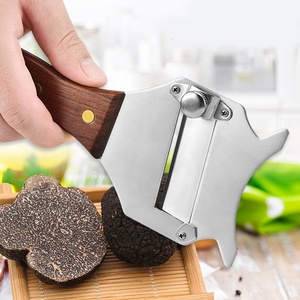 Đa lưỡi rau <span class=keywords><strong>Slicer</strong></span> có thể điều chỉnh thép không gỉ pho mát sô cô la Truffle <span class=keywords><strong>Slicer</strong></span> với gỗ xử lý - Product Image 6