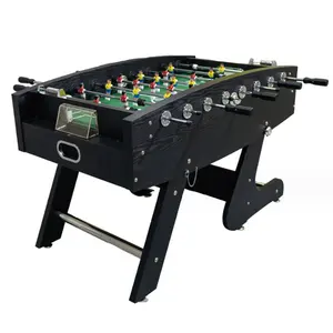 Foldable standing football table table versus two-player football table