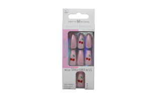 Pretty Woman Factory OEM ODM Ensemble de présentoirs pour faux ongles à presser, Collection Blooms And Bows, Embouts d'ongles artificiels, Marque privée - Product Image 2