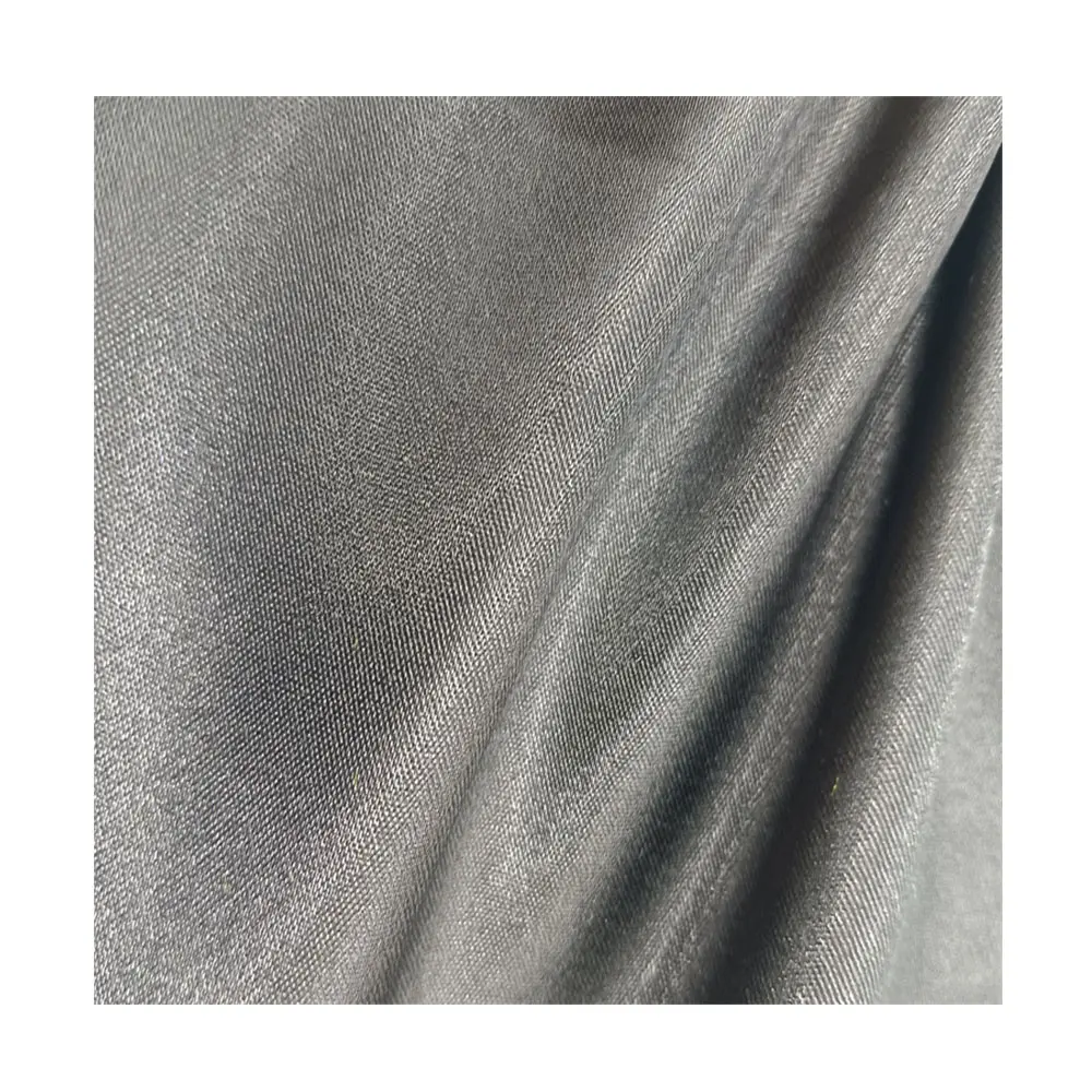 Wholesale silk soft handfeeling satin fabrics for wedding dresses lining fabric 100% Polyester woven satin fabric