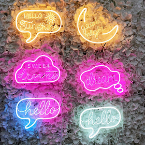 Acrylic Backing Handmade Glass Neon <b>Sign</b> Acrylic Neon <b>Sign</b> for Bedroom Decoration Free Sample Available - Product Image 5