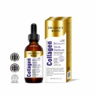 Sérum facial anti-rides à l'acide hyaluronique et au collagène parfumé à la poire DR DAVEY 60 ml, soin de nuit pour tous types de peaux