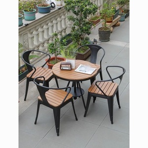 Mobili <span class=keywords><strong>da</strong></span> <span class=keywords><strong>Esterno</strong></span> per <span class=keywords><strong>Balcone</strong></span>, Arredamento Impermeabile e Anticorrosione per Caffetterie e Negozi di Tè, Mobili <span class=keywords><strong>da</strong></span> Patio - Product Image 2