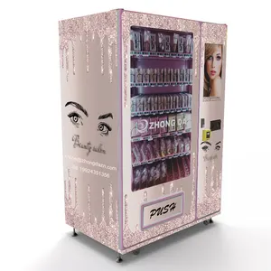 Hot Sale Smart 24 Hours Self-service Automatic Touch Screen Hair Lash Vending Machine For Shopping Mall