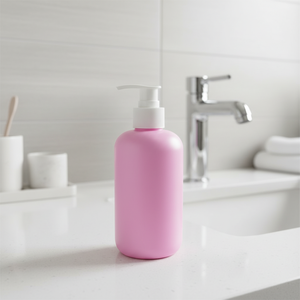 In Stock Customizable Color Matte Black Foaming Pump Sprayer <b>Bottle</b> 300ml/500ml White PE for Facial Cleanser & Shampoo - Product Image 2