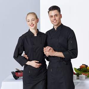 Vêtements de travail de <span class=keywords><strong>chef</strong></span> d'hôtel Vêtements de travail pour hommes Pâtisserie Traiteur Cantines Restaurants Personnel de cuisine Vêtements de travail imprimés pour hommes - Product Image 1
