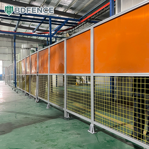 Valla <span class=keywords><strong>de</strong></span> Seguridad para <span class=keywords><strong>Taller</strong></span> <span class=keywords><strong>de</strong></span> <span class=keywords><strong>Aluminio</strong></span> Anodizado, Panel <span class=keywords><strong>de</strong></span> Acrílico <span class=keywords><strong>de</strong></span> Protección, Equipo Automatizado, Vallas Personalizables, Cercado para Área <span class=keywords><strong>de</strong></span> Fábrica - Product Image 4