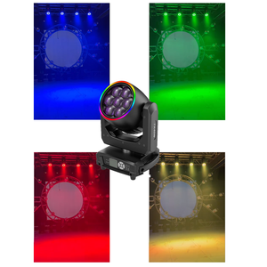 7 pièces 40W Zoom tête mobile RGB 4in1 hybride oeil d'abeille LED lumières de scène Dmx Led Par pour la fête émet une couleur RGBW - Product Image 2