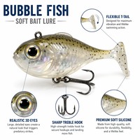 Leurre de pêche souple Bubble Fish