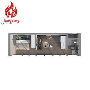 आधुनिक डिजाइन प्रीफैब लिविंग लक्जरी फैशन गार्डन पोड मॉड्यूलर एक्सटेंडेबल कंटेनर घरों में छत के साथ सेब केबिन - Product Image 5