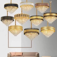 AIMI éclairage Nouveau design Meilleure vente Lustre moderne en cristal k9 lampe d'éclairage pour la décoration intérieure, prix d'usine bon marché