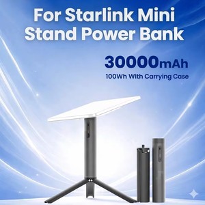 Support de batterie externe haut de gamme pour Starlink Mini 30000mAh 100Wh 100W, sortie stable, support métallique, étui de transport portable - Product Image 2