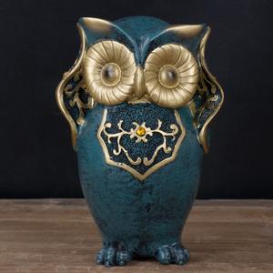 Decorazioni per la casa in resina scultura gufo attività regali creativi nuovi animali europei statuetta ornamenti in resina artigianato - Product Image 5