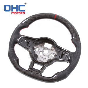 Volant en fibre de carbone pour volkswagen VW <span class=keywords><strong>Golf</strong></span> 7 golf7 mk7 <span class=keywords><strong>gti</strong></span> <span class=keywords><strong>7r</strong></span> Volants OHC MOTOR - Product Image 5