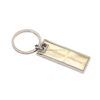 Usine personnalisé porte-clés métal blanc en alliage de Zinc moulé sous pression or argent gravure Laser mode Style émail impression Logo personnalisé
