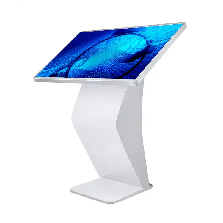 Indoor Smart LCD Touch Screen Kiosk Floor Stand Digital Signage Advertising Player For Shopping Mall