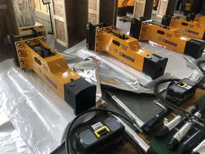 Martillo Hidráulico con Cinceles de 75 mm SB 43, Silenciador, para Demolición de Roca, con Mangueras y Cincel para Excavadora/Cargadora de 6-9 Toneladas - Product Image 5