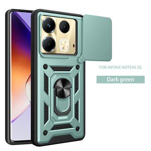 Bán Buôn Trường Hợp Điện Thoại Cho Infinix Lưu Ý 40 Pro/Lưu Ý 40 5G Trượt Máy Ảnh Bìa Thiết Kế TPU + PC Cover Quay Lại - Product Image 1
