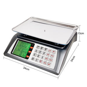 도매 가격 무게 규모 스테인레스 스틸 교정 가격 규모 가격 계산 전자 저울 - Product Image 3